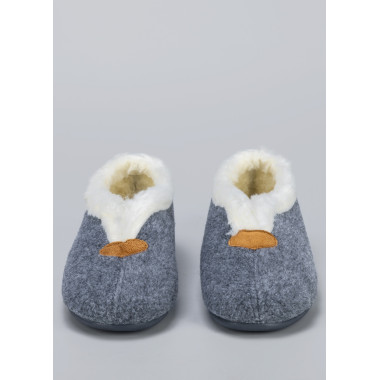 Тапочки Закрытые LuzonD33/gris/262