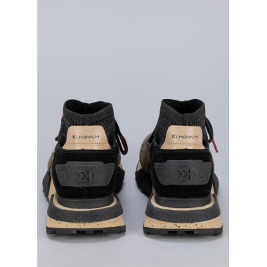 Высокие кроссовки Elhann HNSJ001/Kaki/black/261