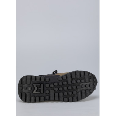 Высокие кроссовки Elhann HNSJ001/Kaki/black/261